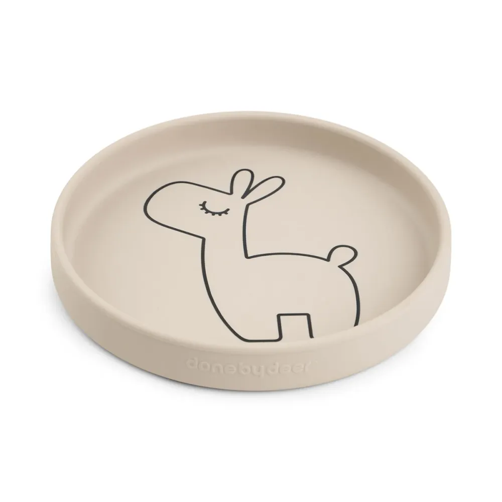 Silikone tallerken - Lalee - Sand Done by Deer