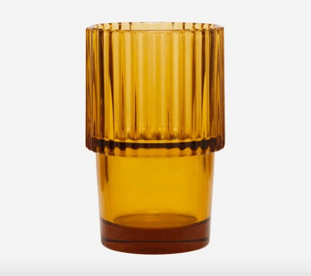 Drikkeglas - Amber - sæt 4stk