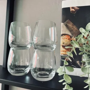 Drikkeglas i klar glas – 4 stk