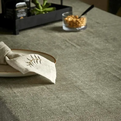 Dug Green melange - 140x360cm