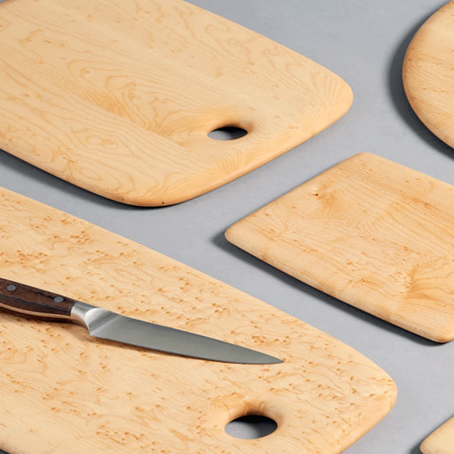 BIRDS EYE MAPLE BREADBOARD 9,5" X 18" EDWARD WOHL