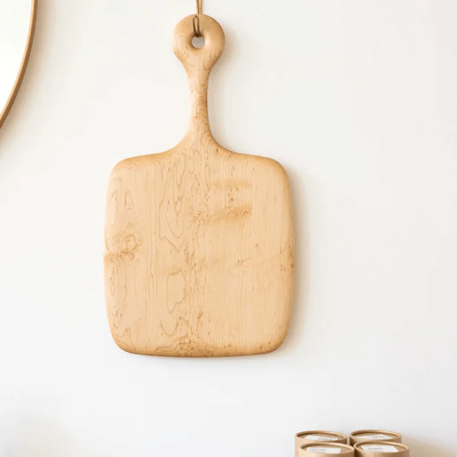 BIRDS EYE MAPLE BREADBOARD 12,5" x 22,5" EDWARD WOHL