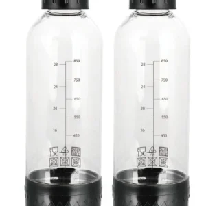 Ekstra soda- & danskvandsflasker - 2 stk.