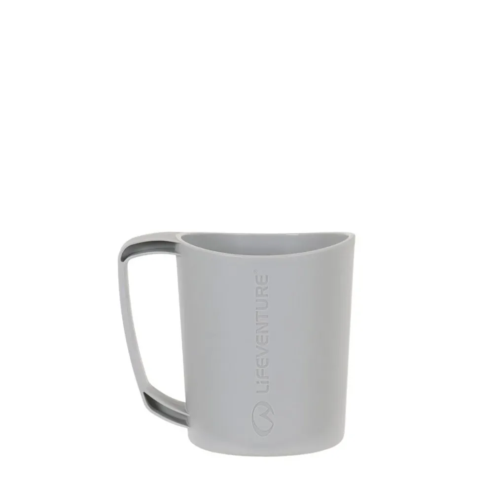 Ellipse Big Mug, Light Grey - Life Venture