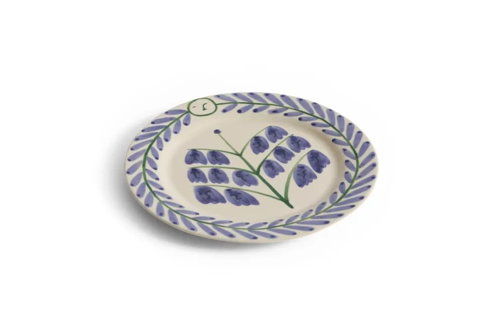 x Emma Kohlmann Bluebells tallerken - Ø24 cm.