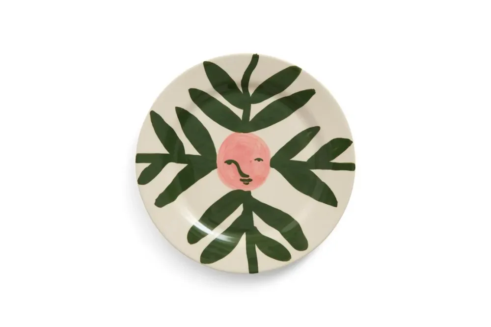 x Emma Kohlmann Blush Face Vine tallerken - Ø24 cm.