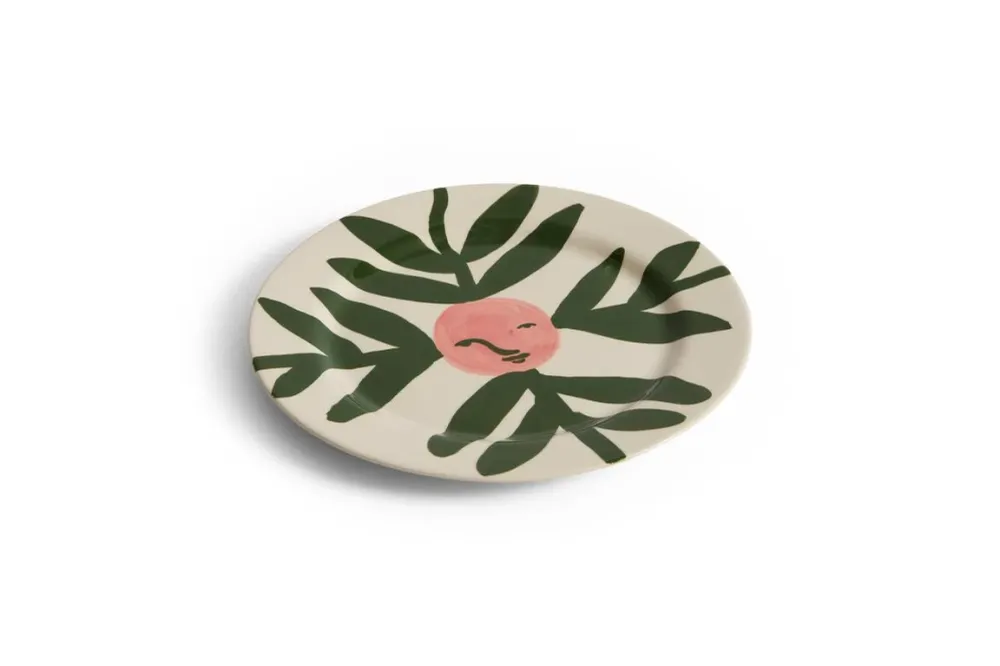 x Emma Kohlmann Blush Face Vine tallerken - Ø24 cm.