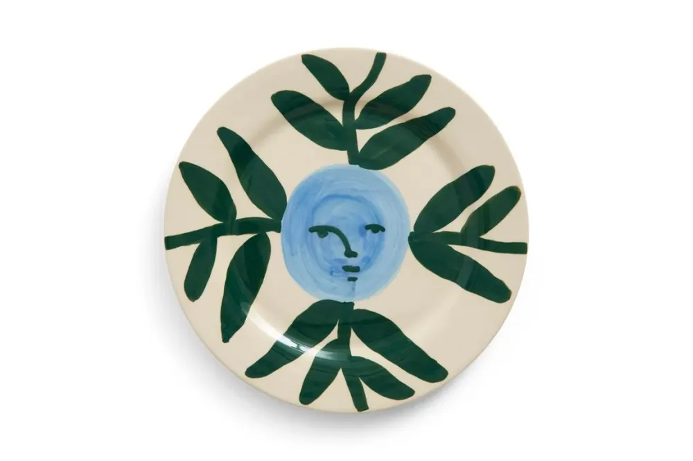 x Emma Kohlmann Moon Face Vine tallerken - Ø28,5 cm.
