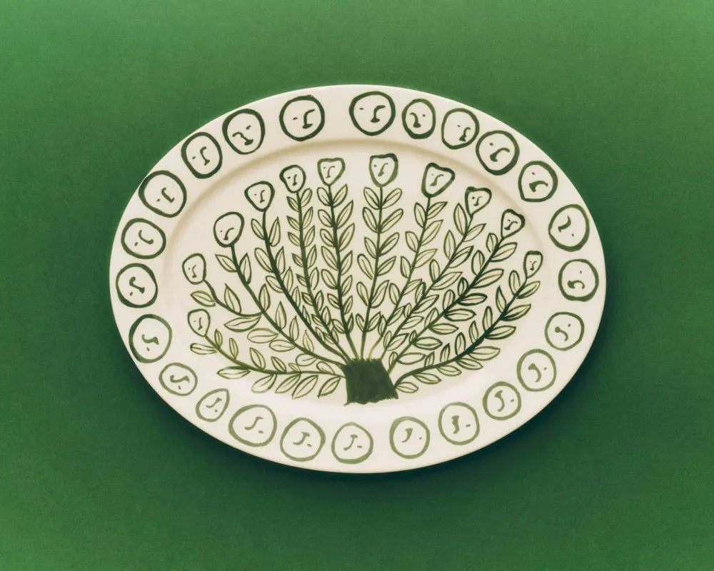 x Emma Kohlmann Olive Grove Oval fad - L36,5 cm.
