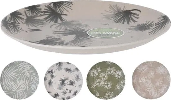 Excellent Houseware - Tallerken 20 Cm. Melamin - Ass. Farver