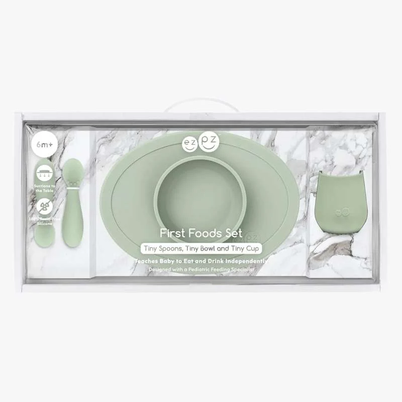 EZPZ First Foods Set - Madstart til Baby - Grøn