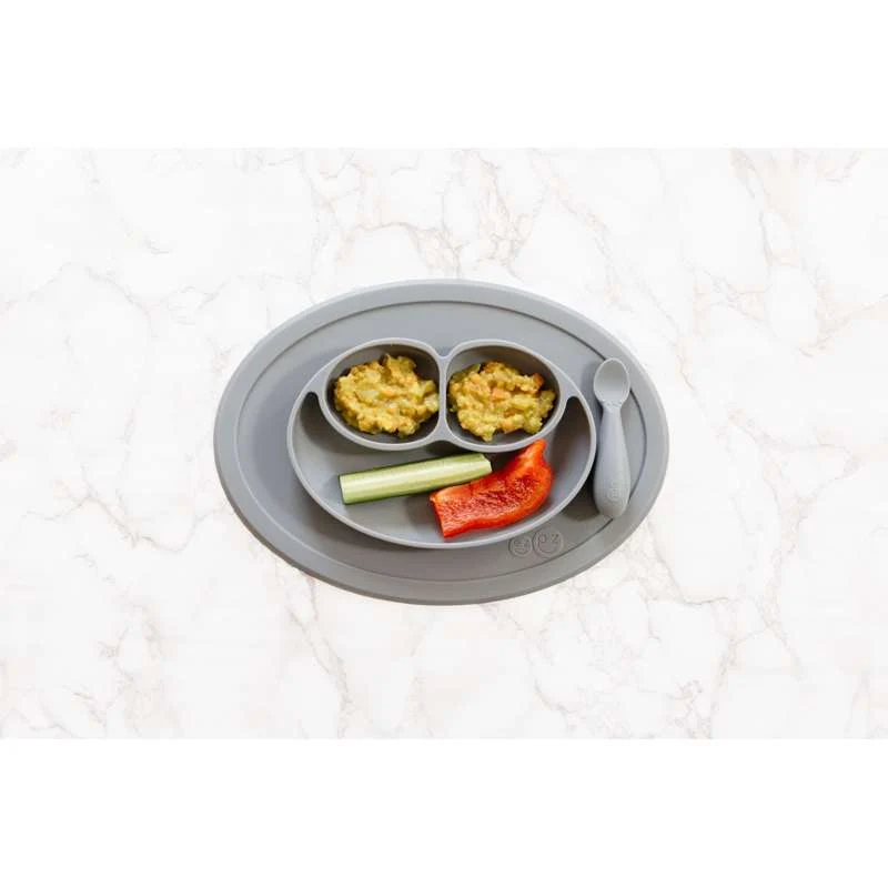EZPZ Happy Mini Mat Spisedækkeserviet - Mørk Grå