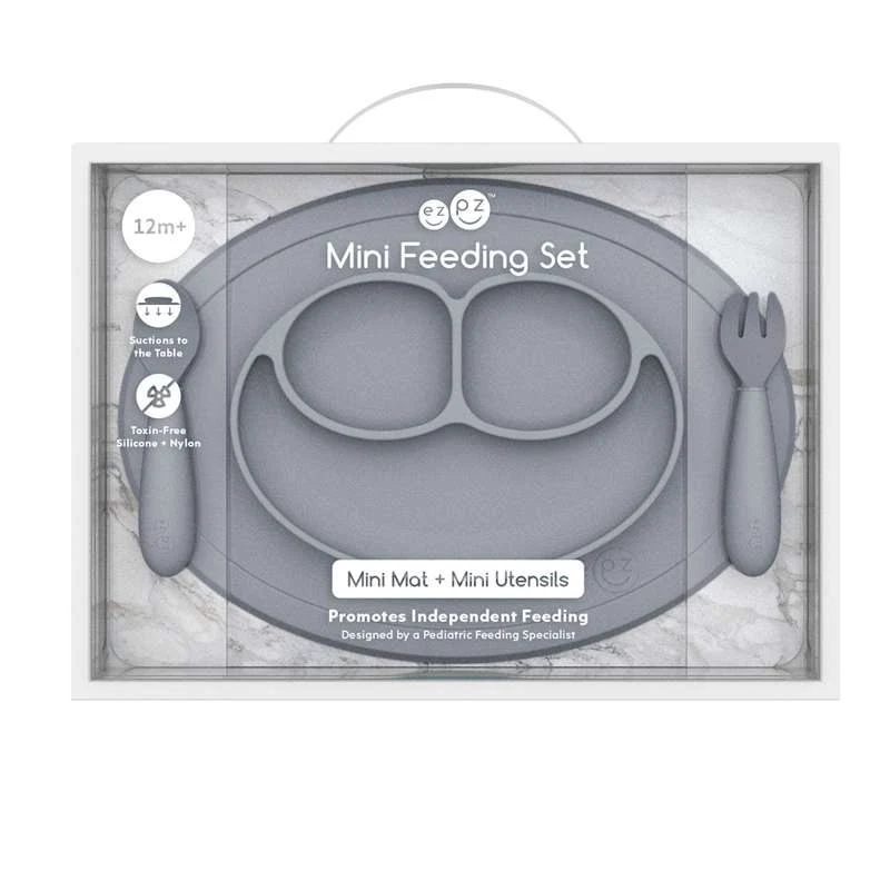 EZPZ Mini Foods Set - Madstart til Baby - Grå