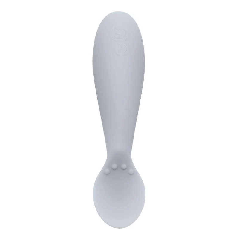 EZPZ Tiny Spoon 2 stk. Silikoneskeer - Lys Grå