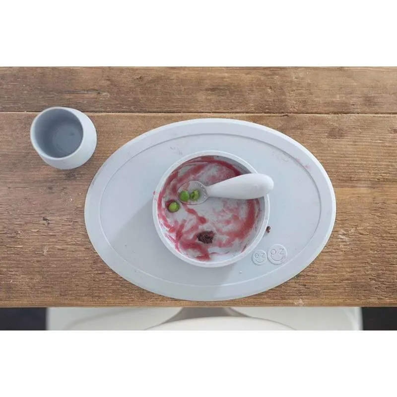 EZPZ Tiny Spoon 2 stk. Silikoneskeer - Lys Grå