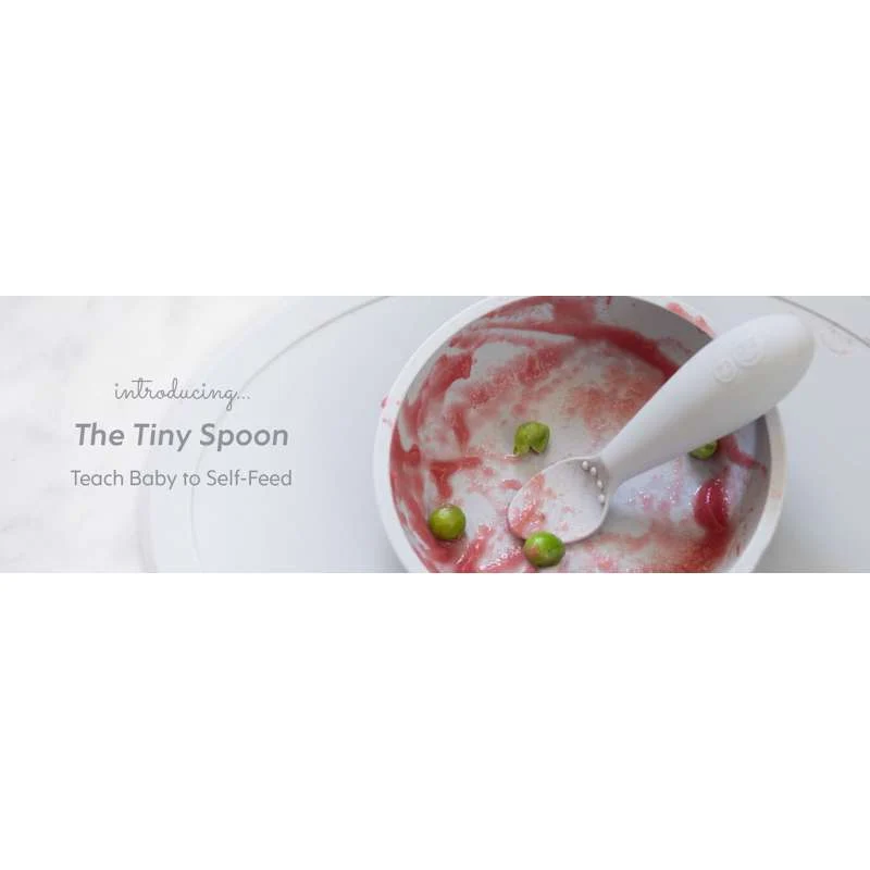 EZPZ Tiny Spoon 2 stk. Silikoneskeer - Lys Grå
