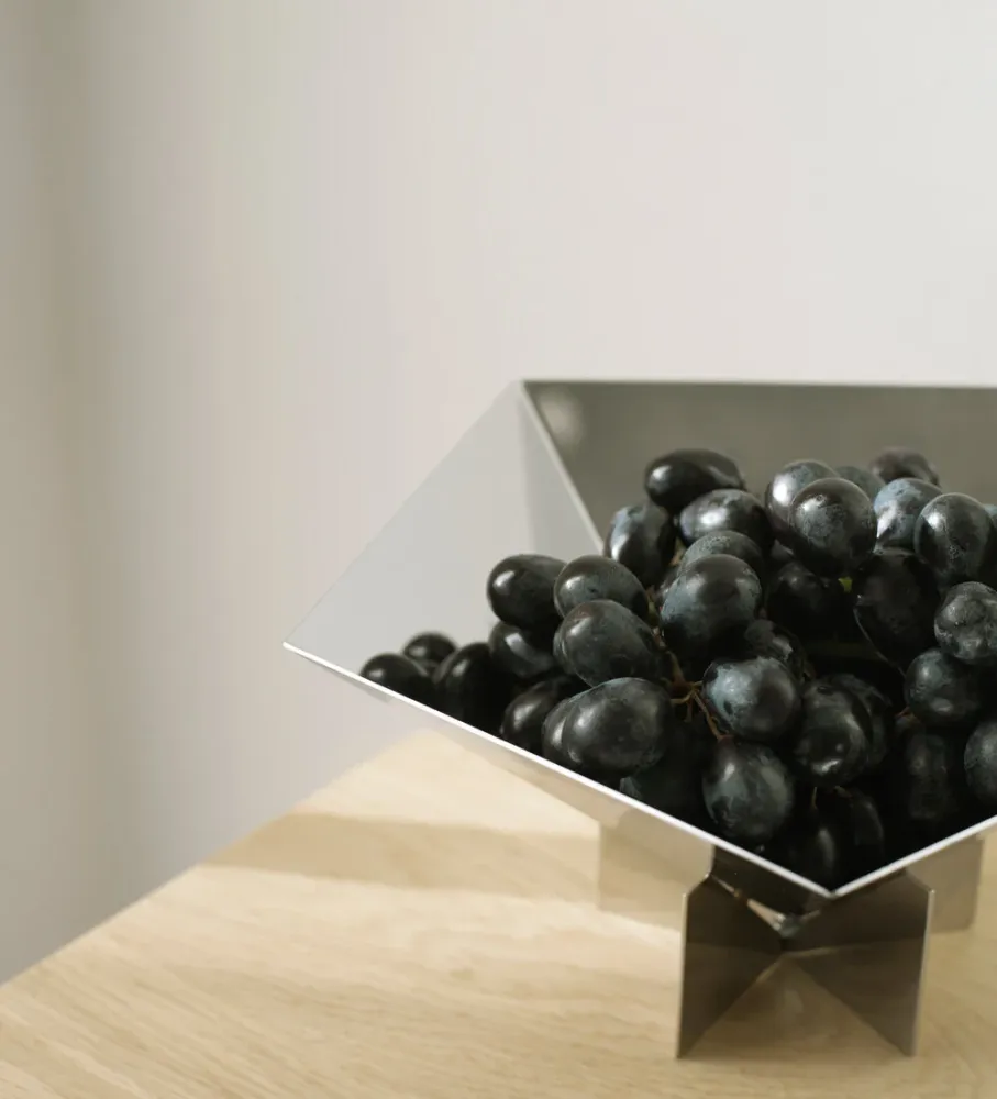 Fem Bowl dekorationsskål - Stainless Steel