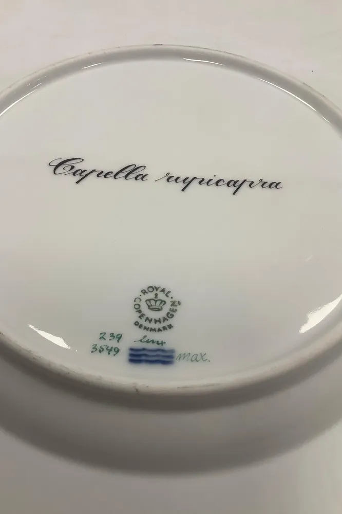 Flora Danica Jagtstel Middagstallerken No 239/3549 Gemse