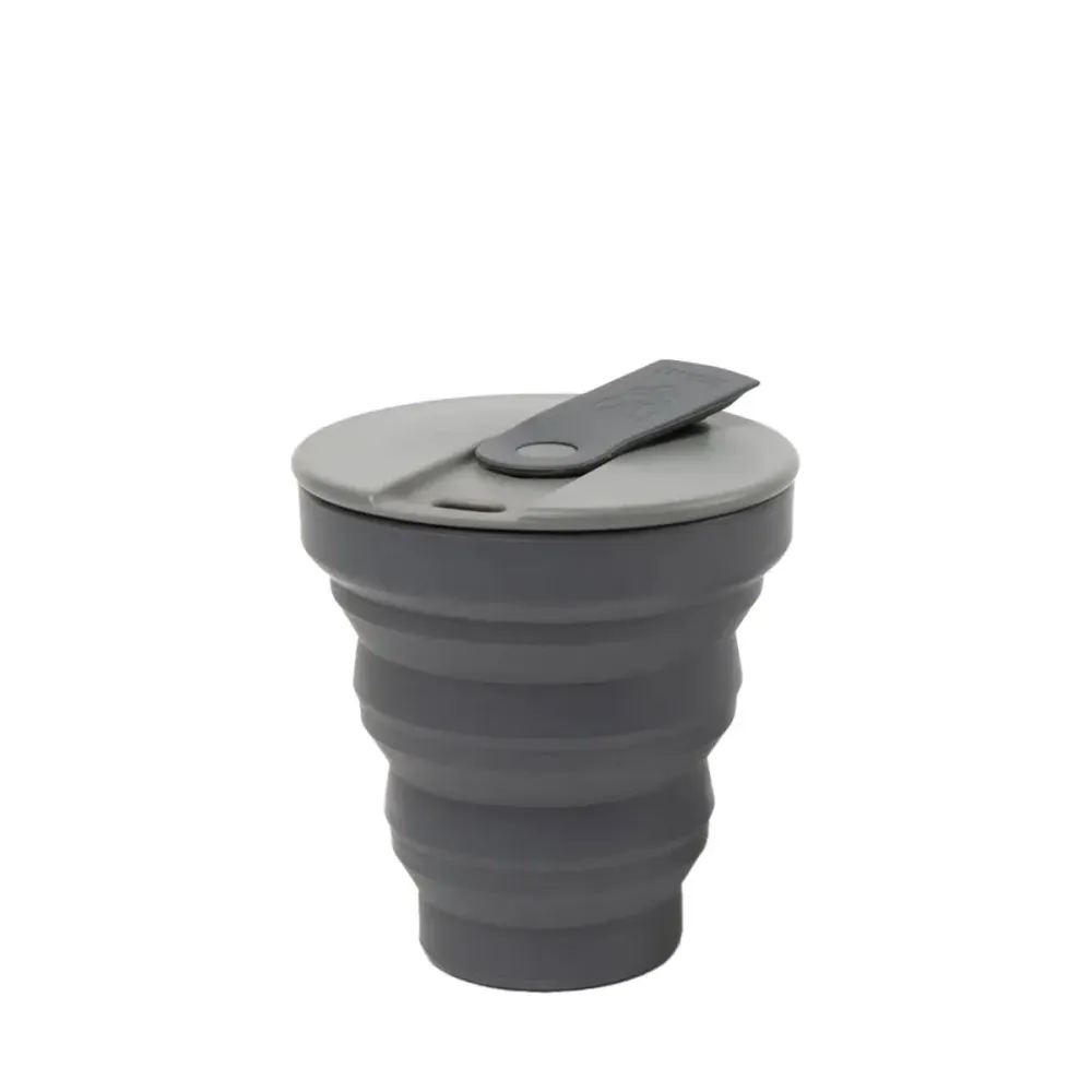 Genanvendelig/klapbar krus 12oz, kulsort