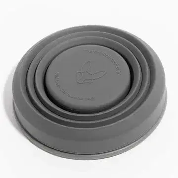 Genanvendelig/klapbar krus 12oz, kulsort