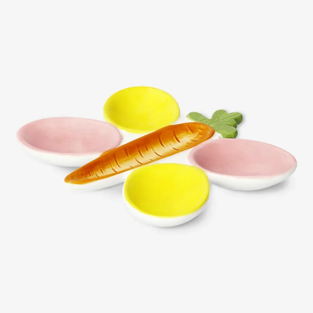 Æggebakke med gulerodsdesign