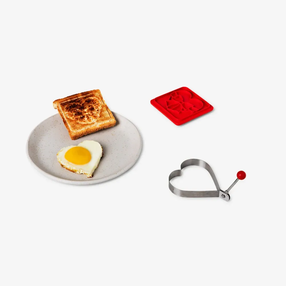 Æggeform med toaststempel
