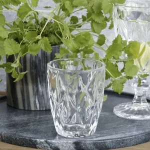 Glas m. diamantudskæring