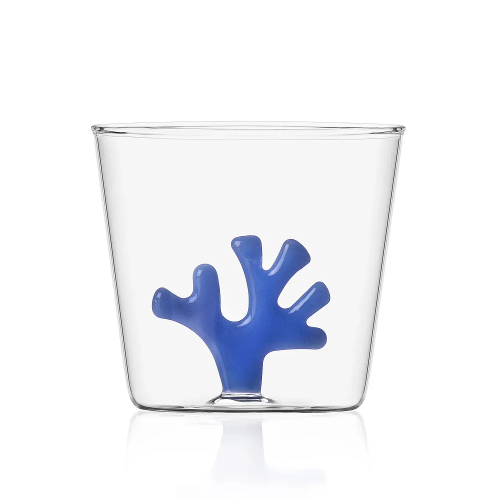 Glas 'Blå Koral'