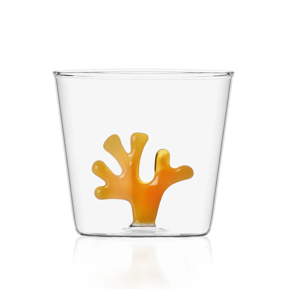 Glas 'Orange Koral'