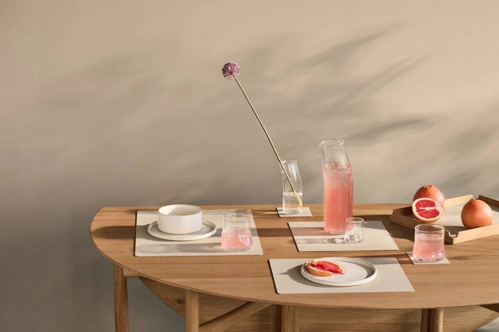 Glasbrik, Square - Linen