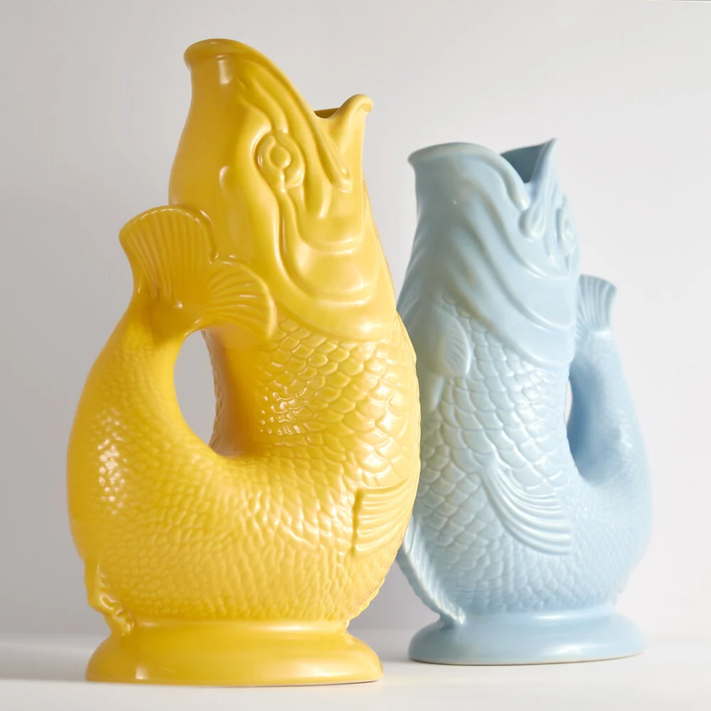 Gluggle kande, pale blue - mini