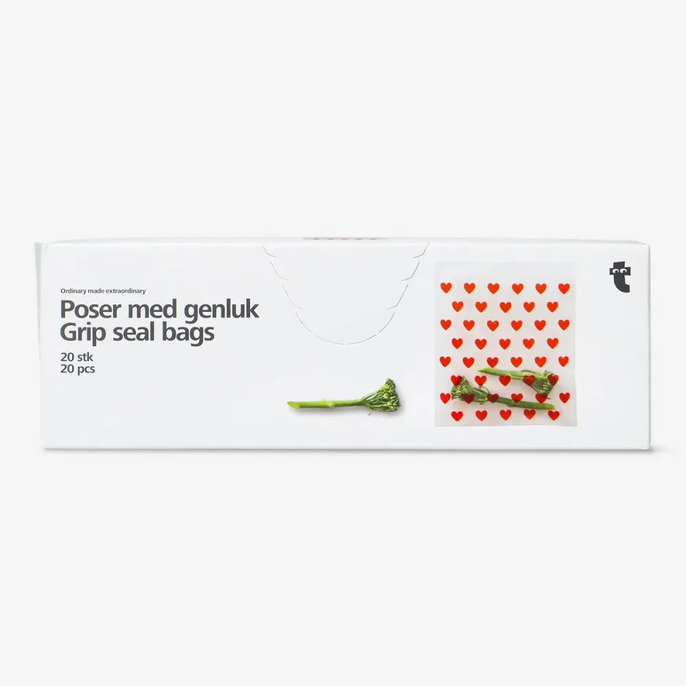 Gribeforseglingsposer. 20 stk.