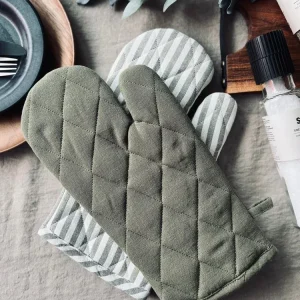 Grillhandske - Quilt Salvie