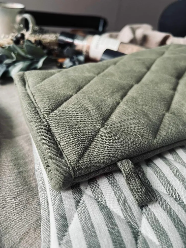 Grillhandske - Quilt Salvie
