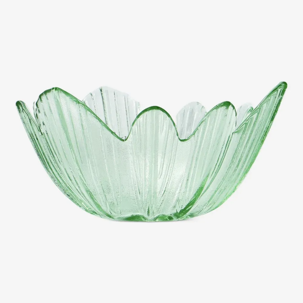 Grøn blomsterskål - 11 cm
