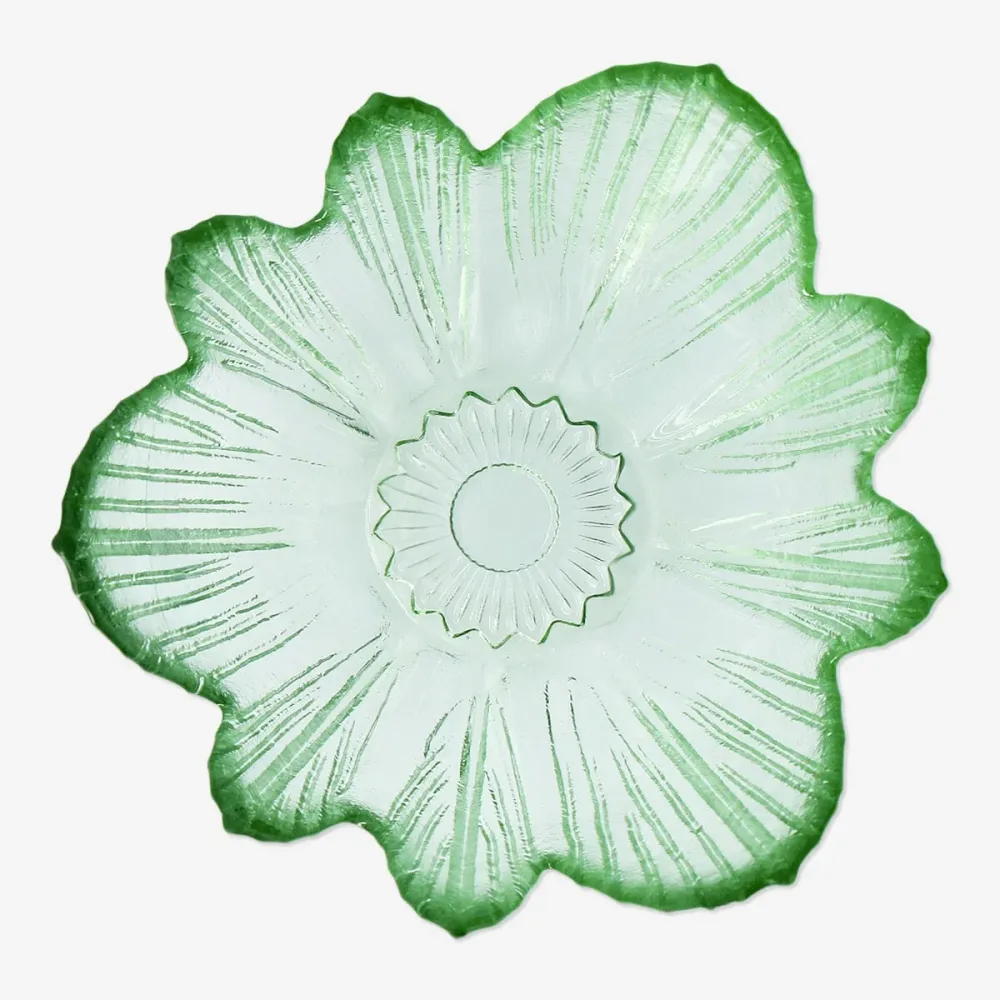 Grøn blomsterskål - 11 cm