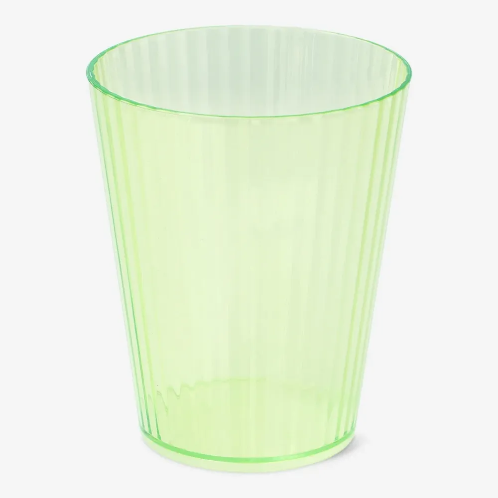 Grønt drikkeglas af plast - 330 ml