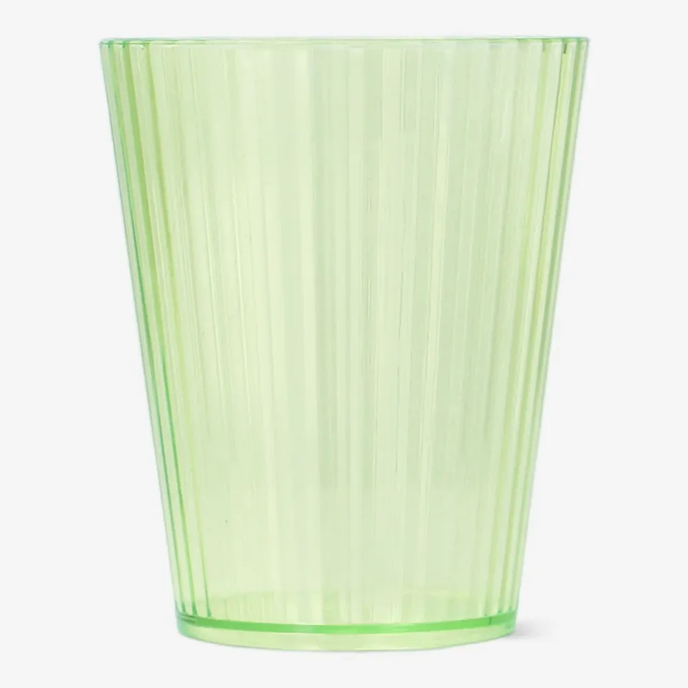 Grønt drikkeglas af plast - 330 ml