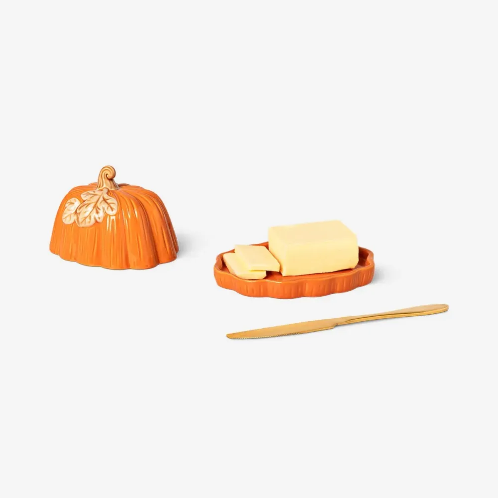 Græskar-smørbakke - 16 cm