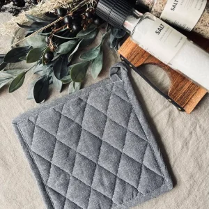 Grydelap - Blå quilt