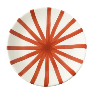 Håndmalet keramik frokosttallerken, Terracotta Ruota - Ø20,5 cm