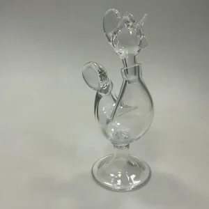Holmegaard Glas Karaffel formet som Hane