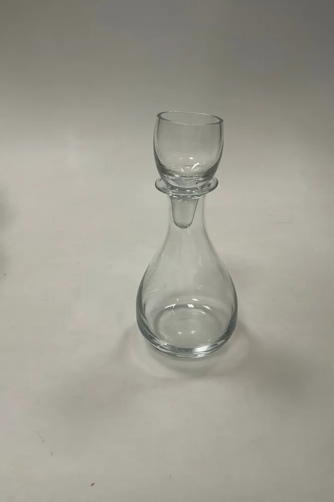 Holmegaard Karaffel i klart glas Proppen er også et glas