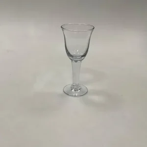 "Hvid Klokke" Portvinsglas Holmegaard. 13.7 cm H