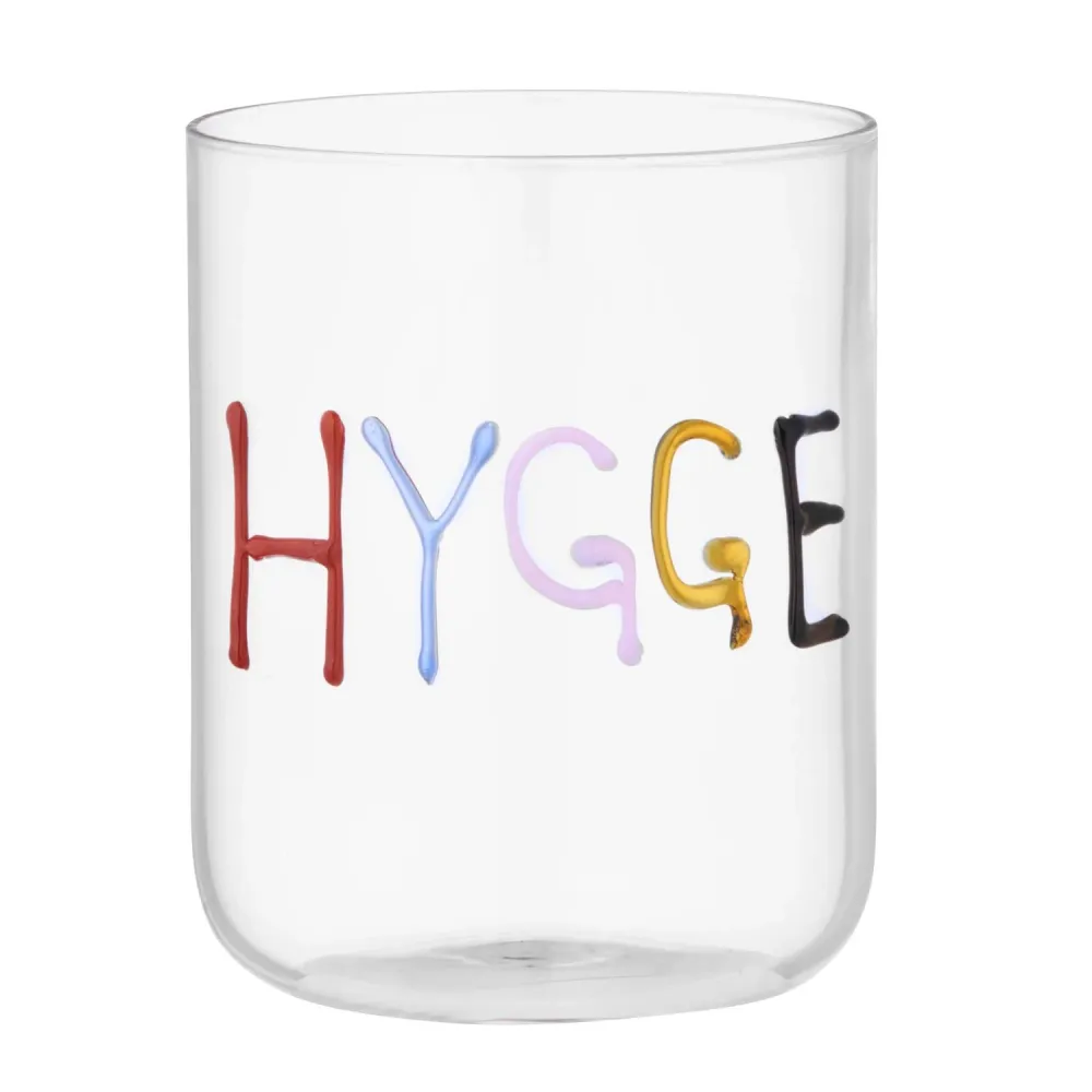 HYGGE glas, klar - H10,5 cm