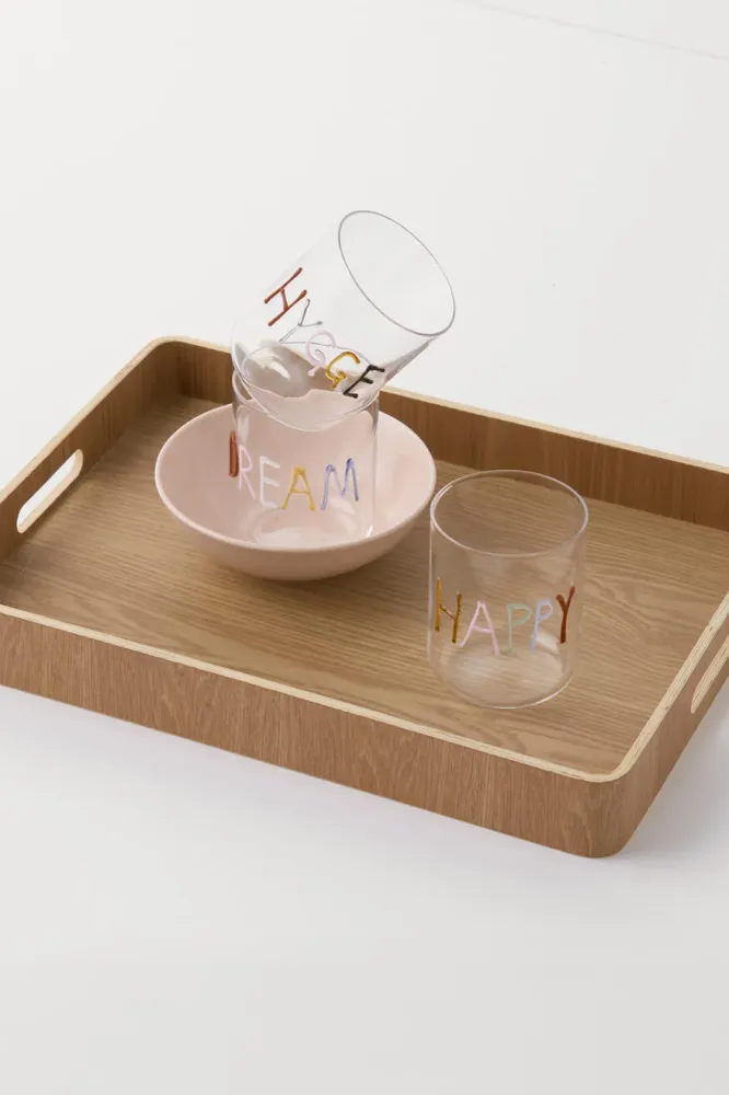 HYGGE glas, klar - H10,5 cm