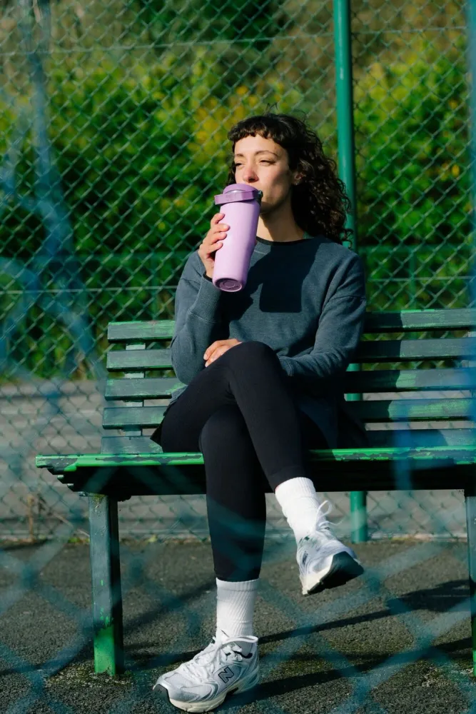 IceFlow™ Flip Straw termokop, Lilac - 0,89 L
