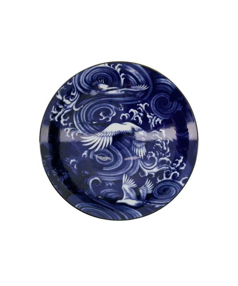 Japonism Crane Menbachi skål - Ø25,2 cm.