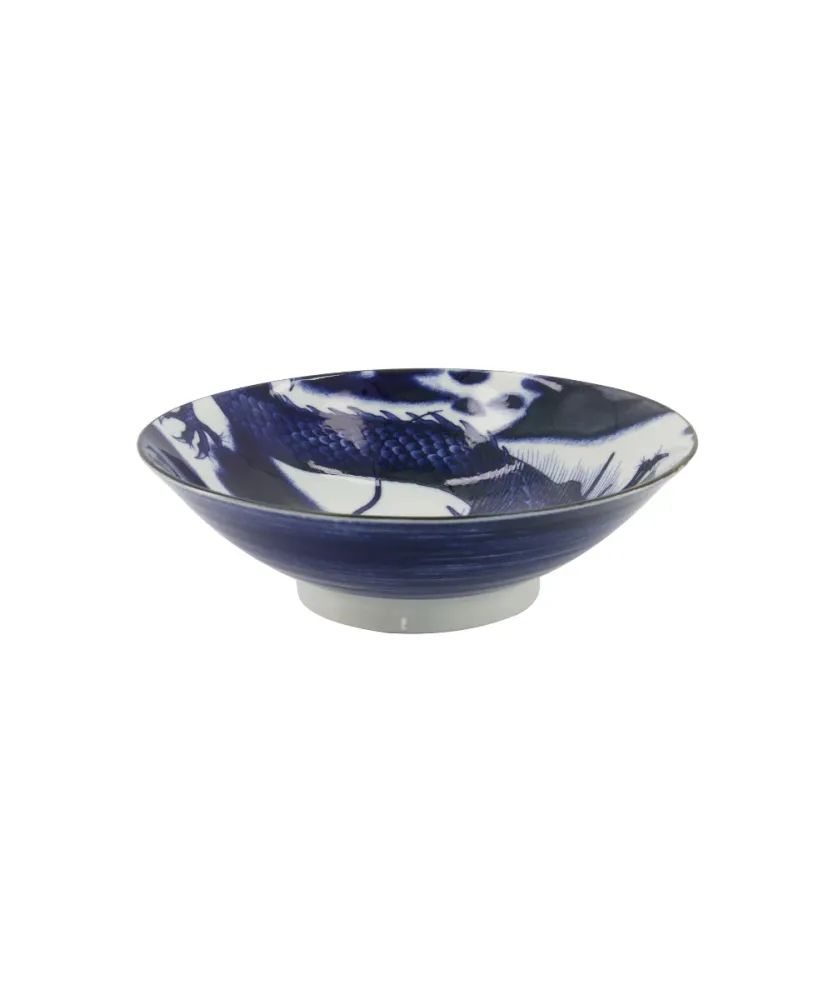 Japonism Dragon Menbachi skål - Ø25,5 cm.