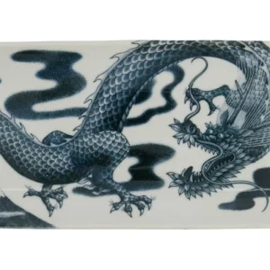 Japonism Dragon middagstallerken - 14x28,5 cm.